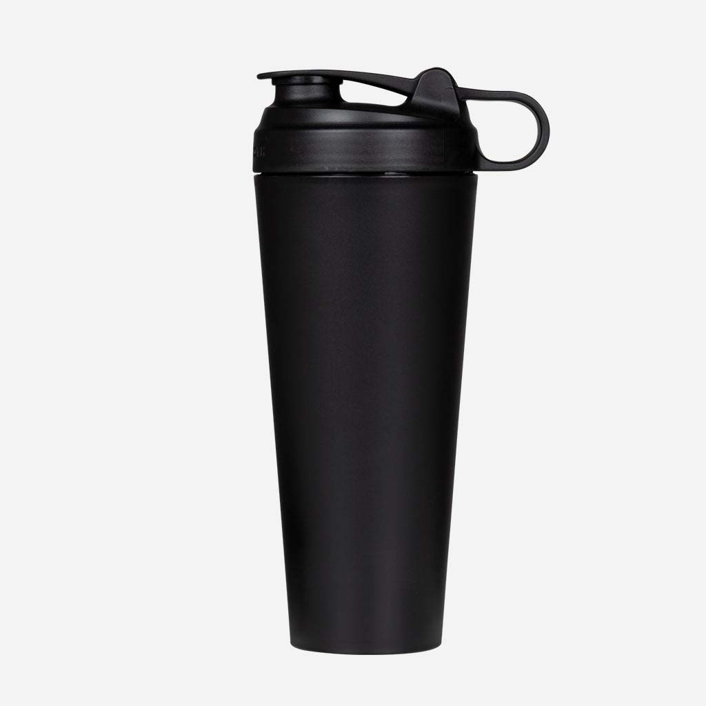 Hydrojug Stainless Steel 24oz Shaker Bottle Black | T1BqdGKNGId