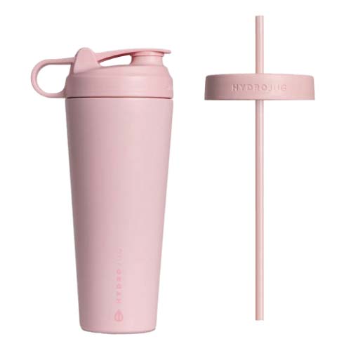 Hydrojug Stainless Steel 24oz Shaker Bottle Pink Brown | D5TJtFTM2Yn